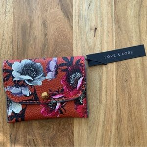 Vegan Love Lore Floral wallet